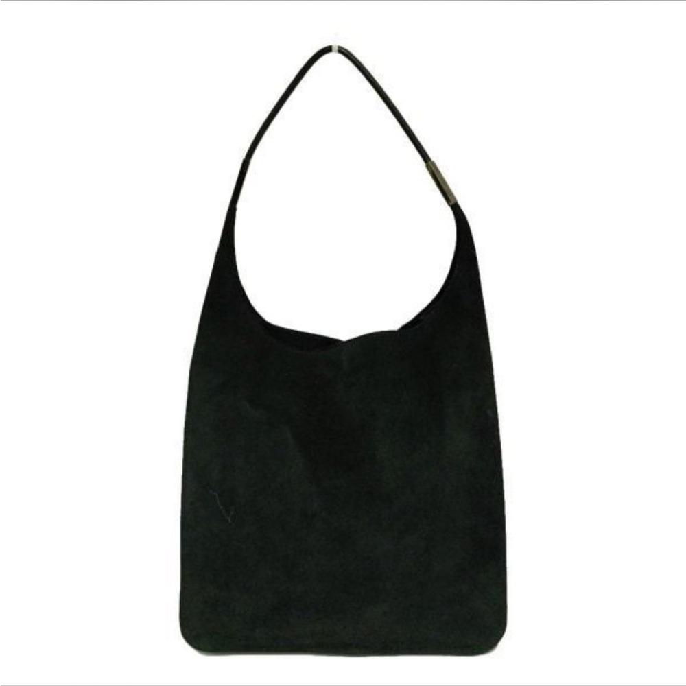 Gucci suede hobo bag black